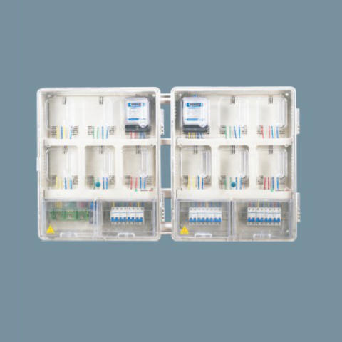 12A1D上下結構12表位透明電表箱